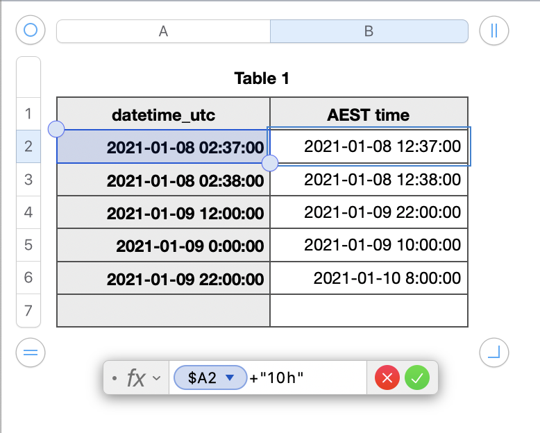 utc+8 to aest