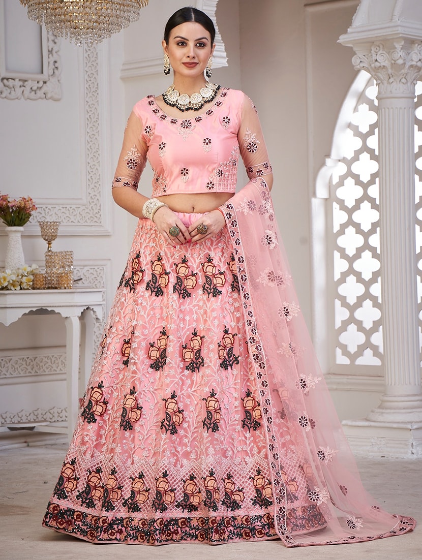 semi stitched lehenga choli with dupatta