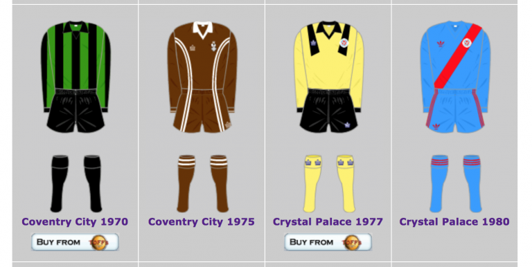 historical football kit