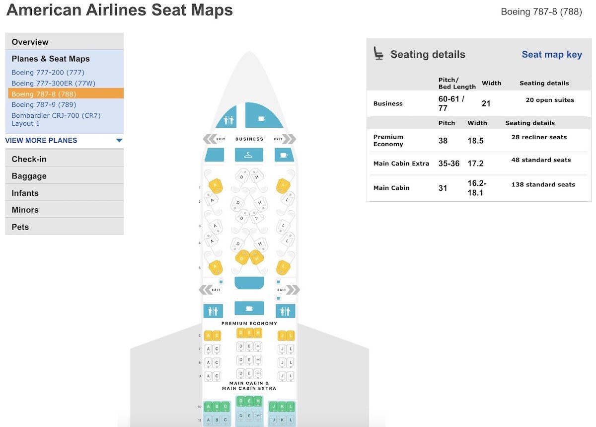 best airline seat map