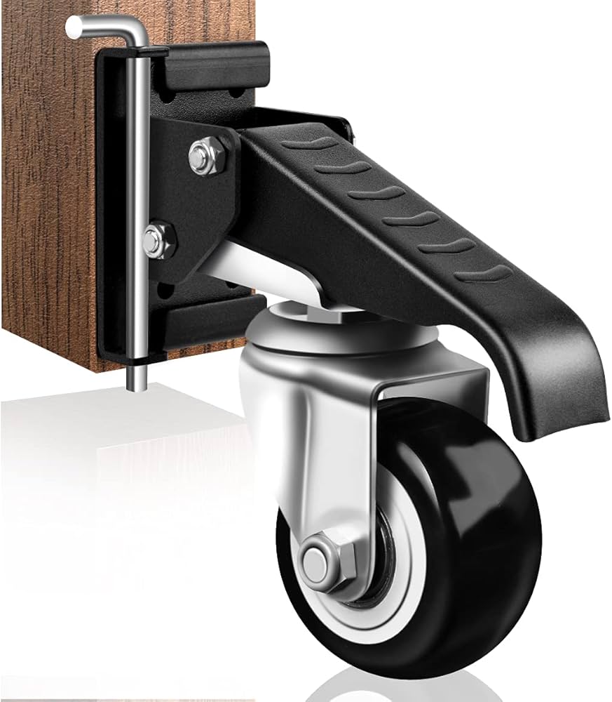 retractable casters for workbench
