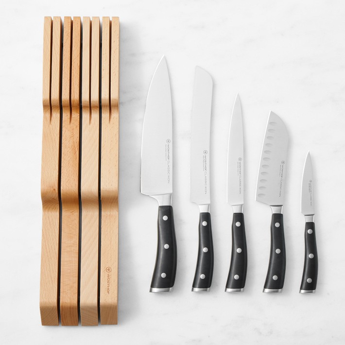 wüsthof ikon 6-piece starter knife block set