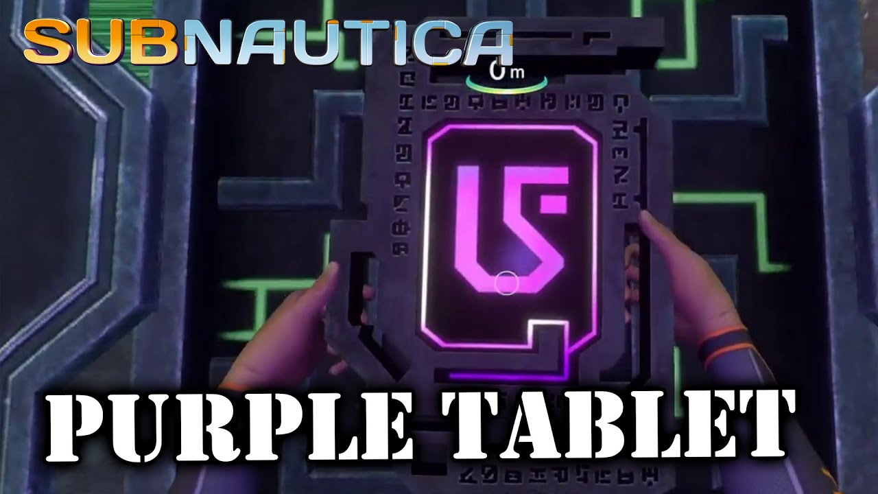 purple tablet subnautica