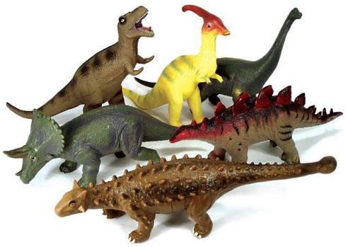 rubber dinosaur toys