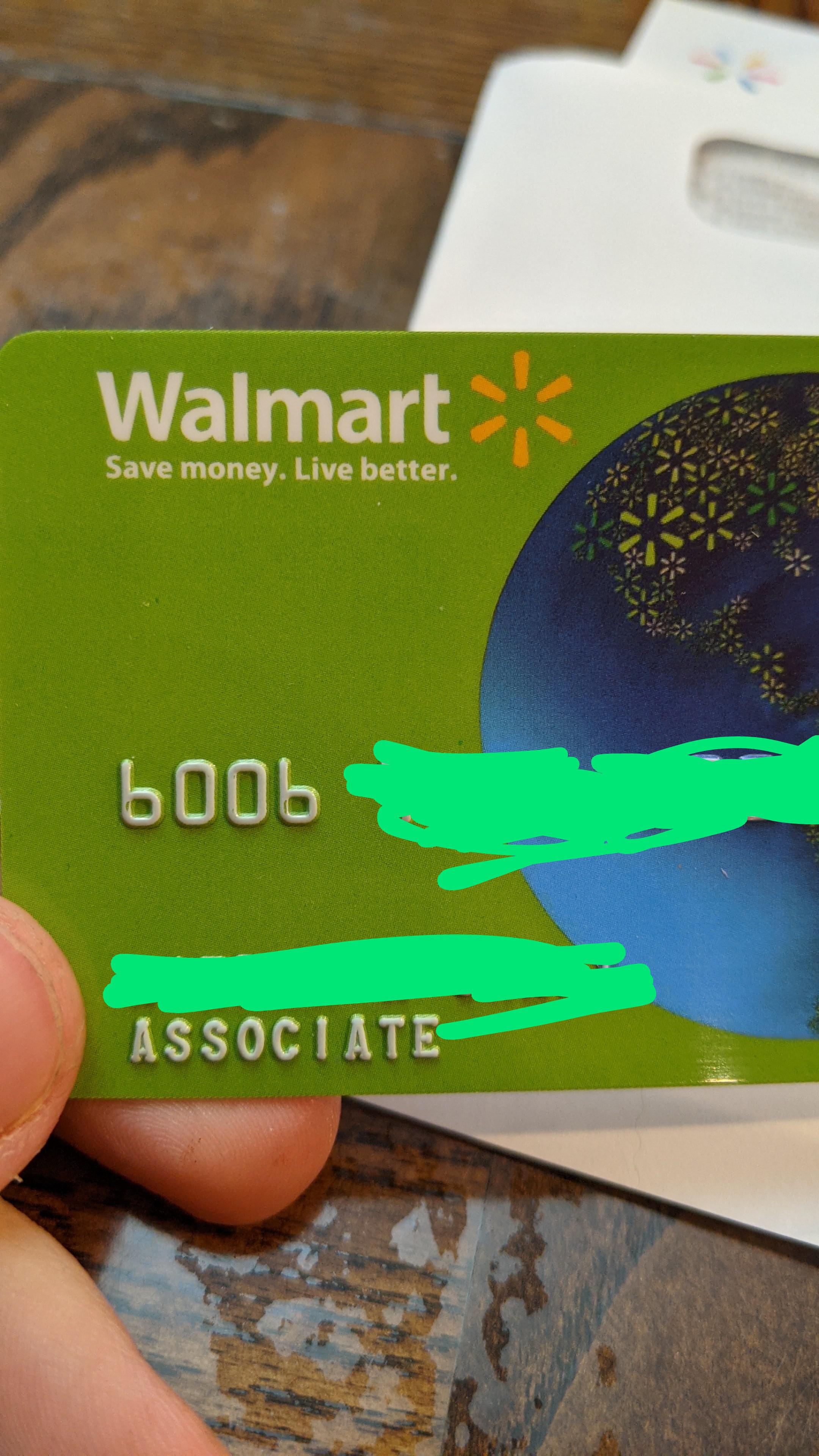 walmart com associate discount card