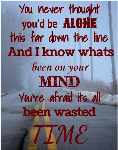 wasted time lyrics