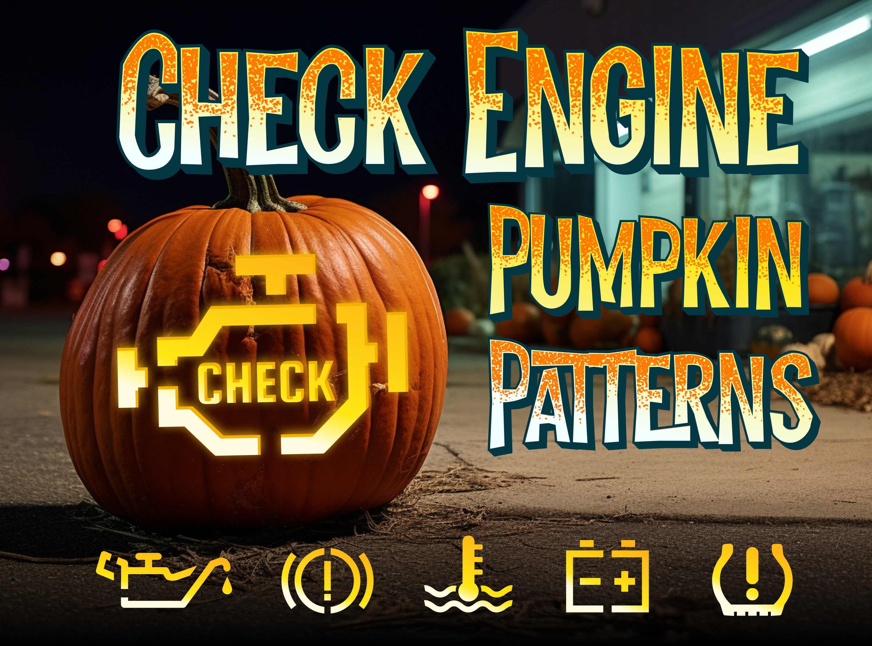 check engine light pumpkins