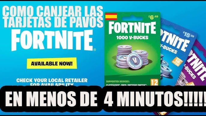 canjear codigo fortnite switch