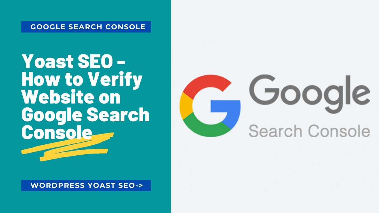 get google verification code for yoast