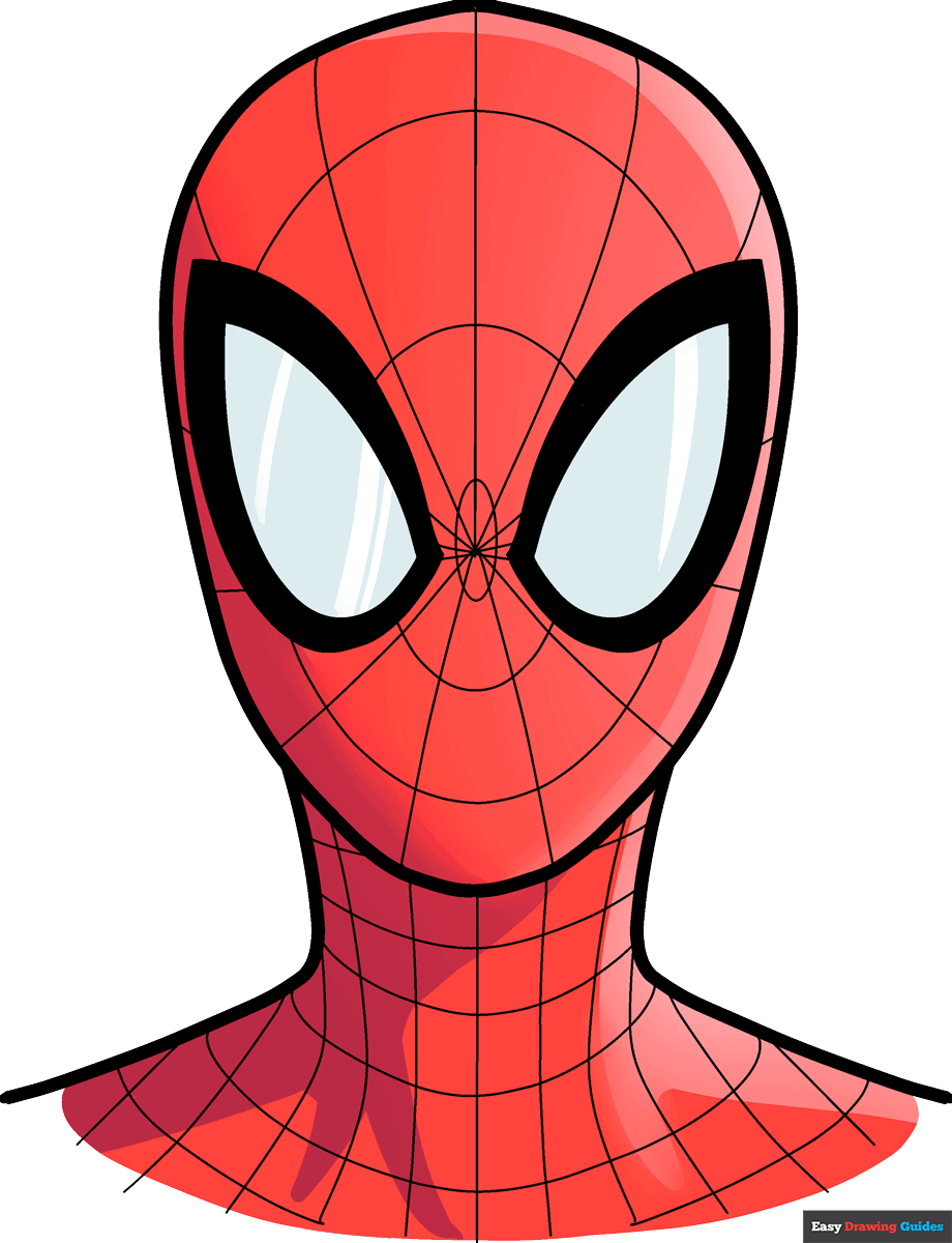 spider man drawing easy