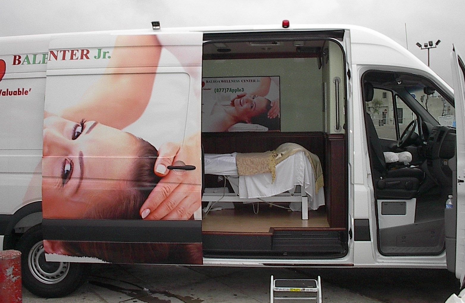 mobile massage van for sale