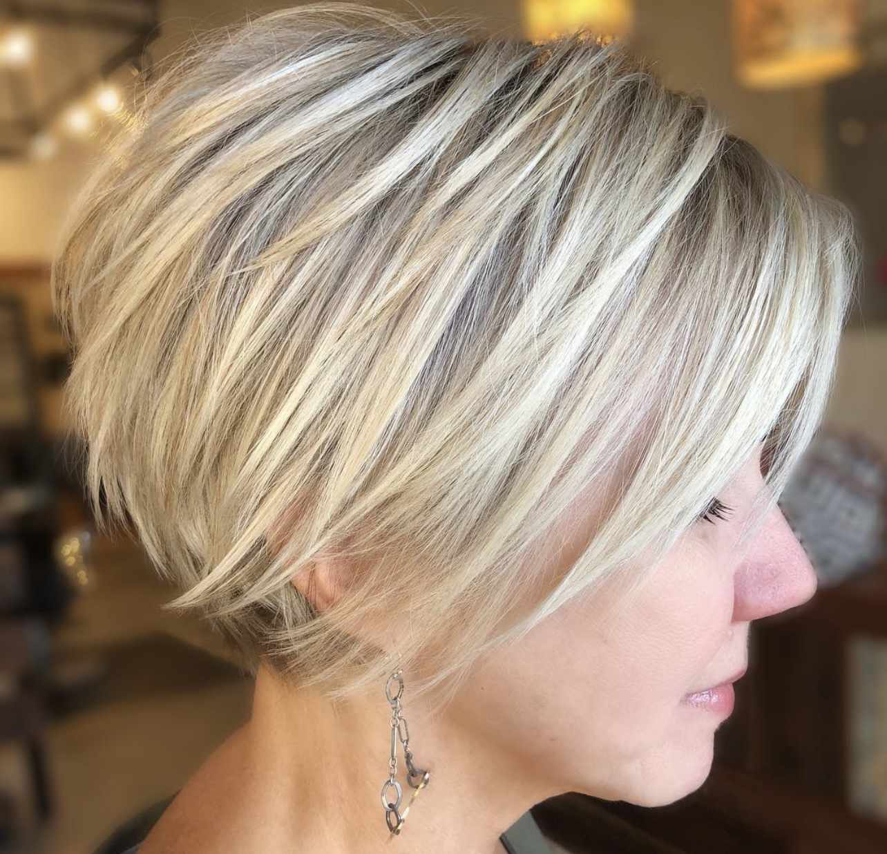 short haircuts for mature women