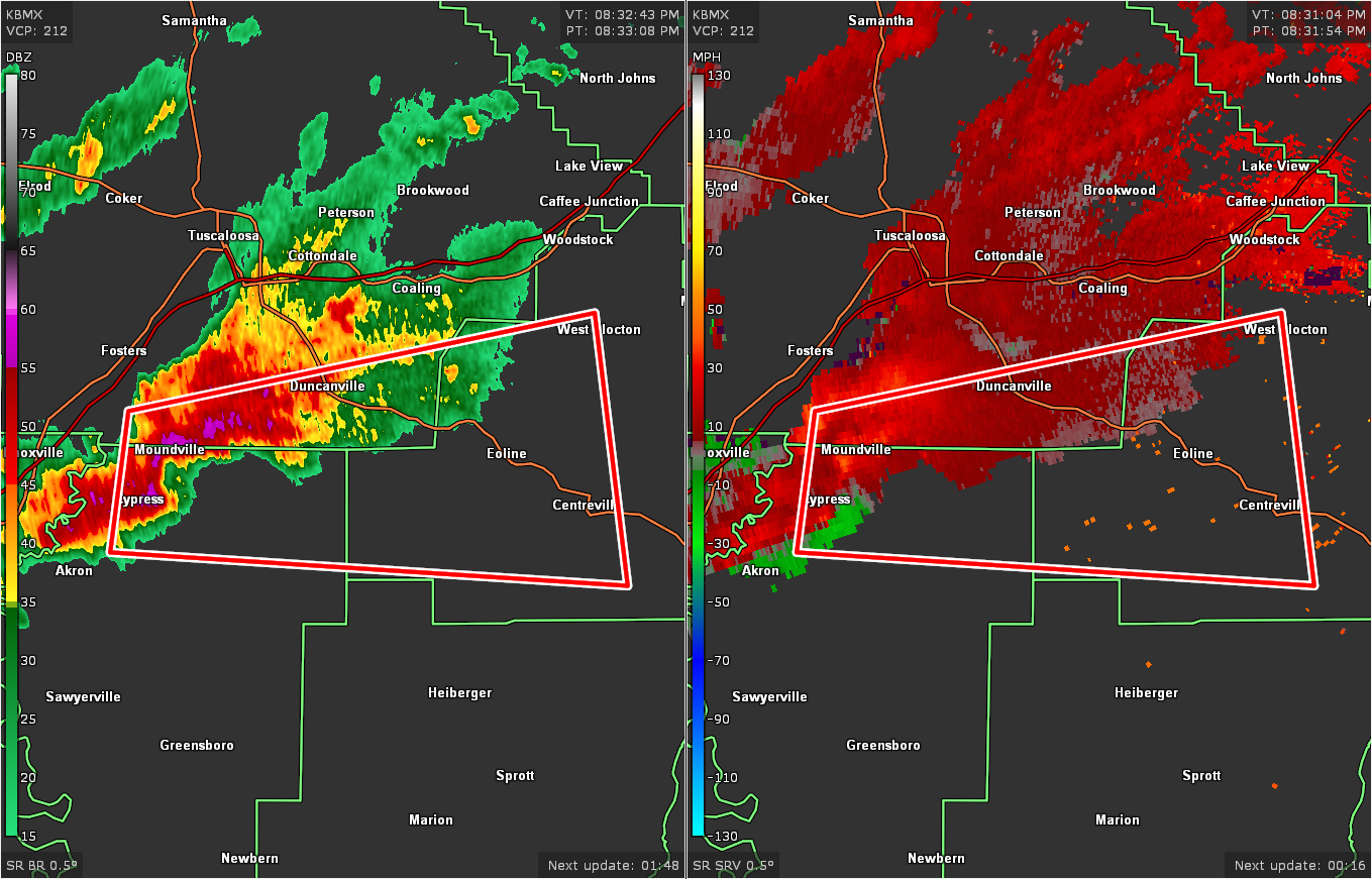 tornado watch tuscaloosa