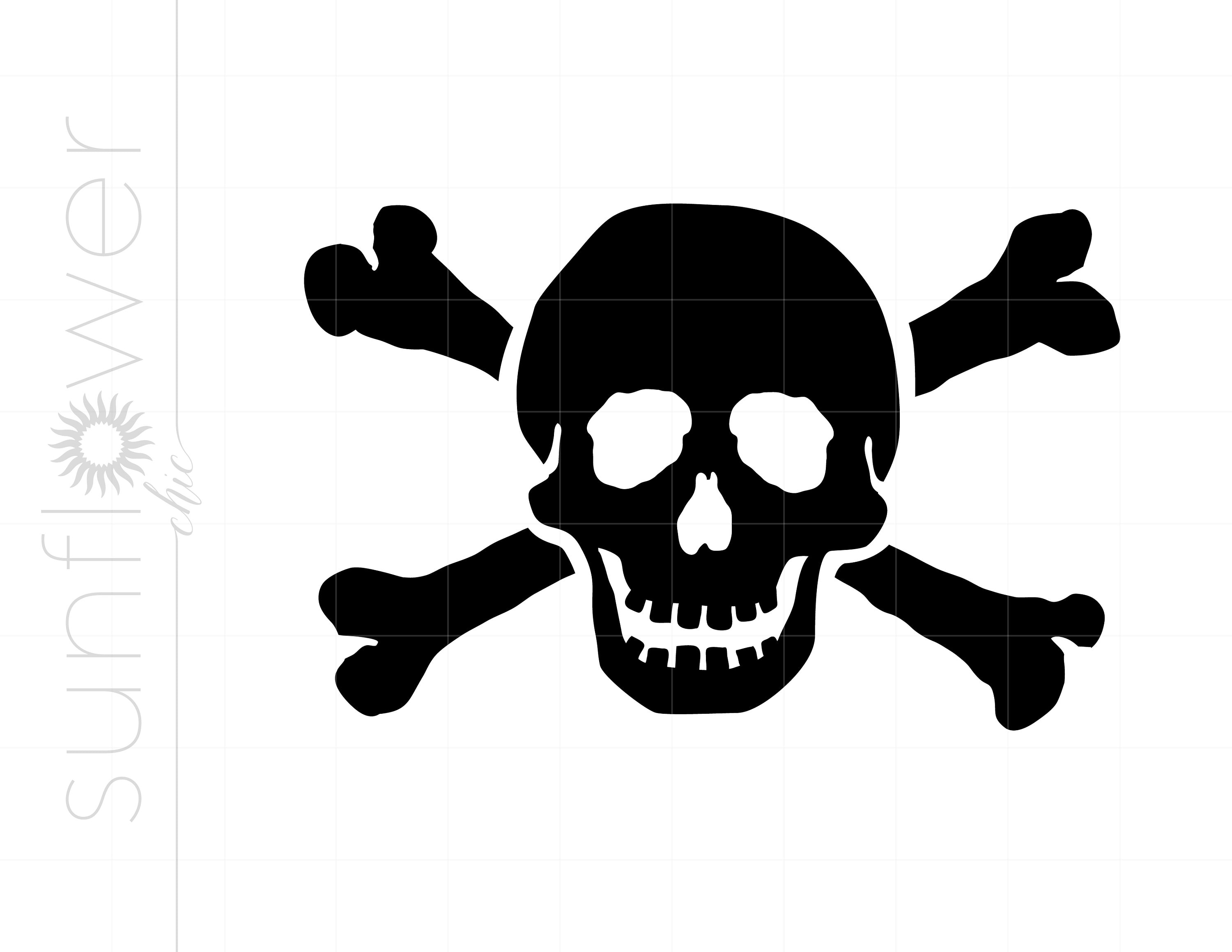 skull crossbones clipart