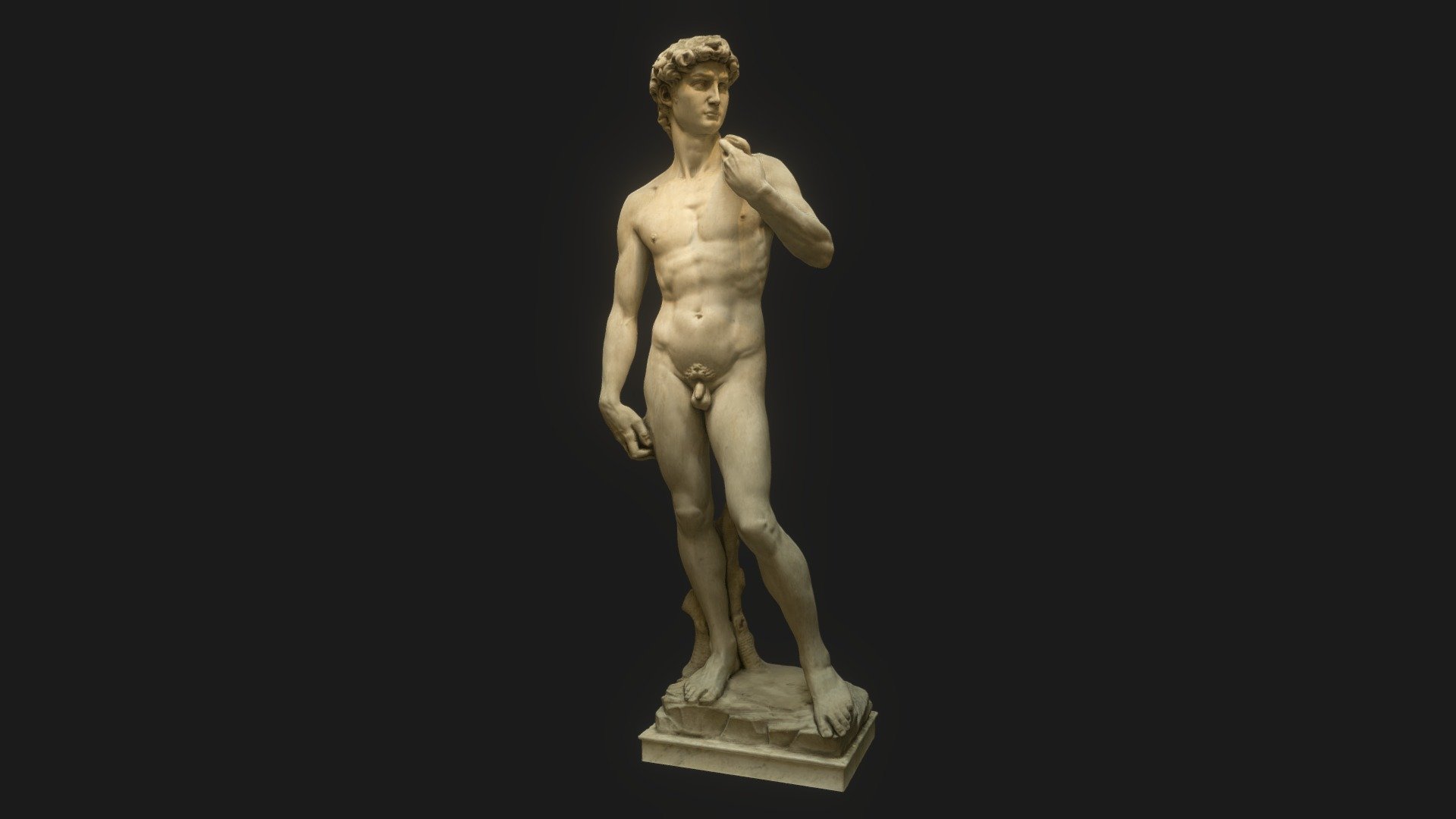 michelangelo david 3d model