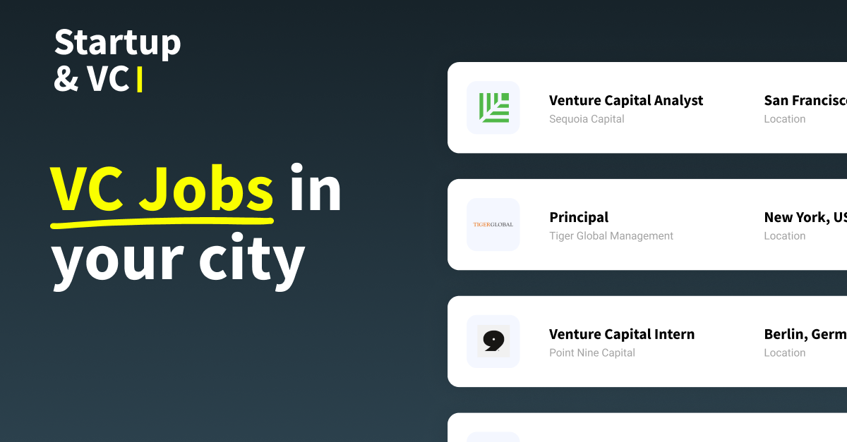 jobs at venture capital firms