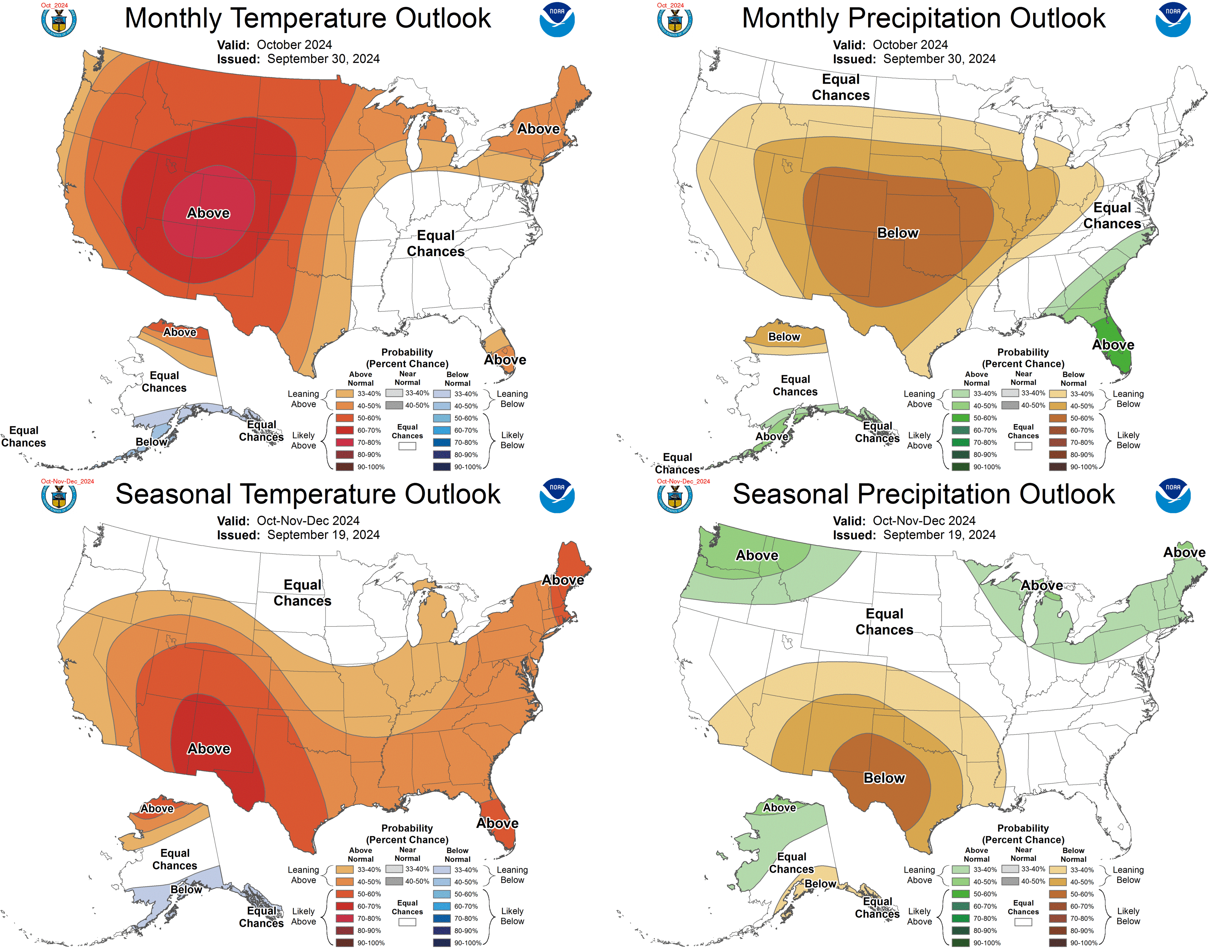 noaa 90 day forecast