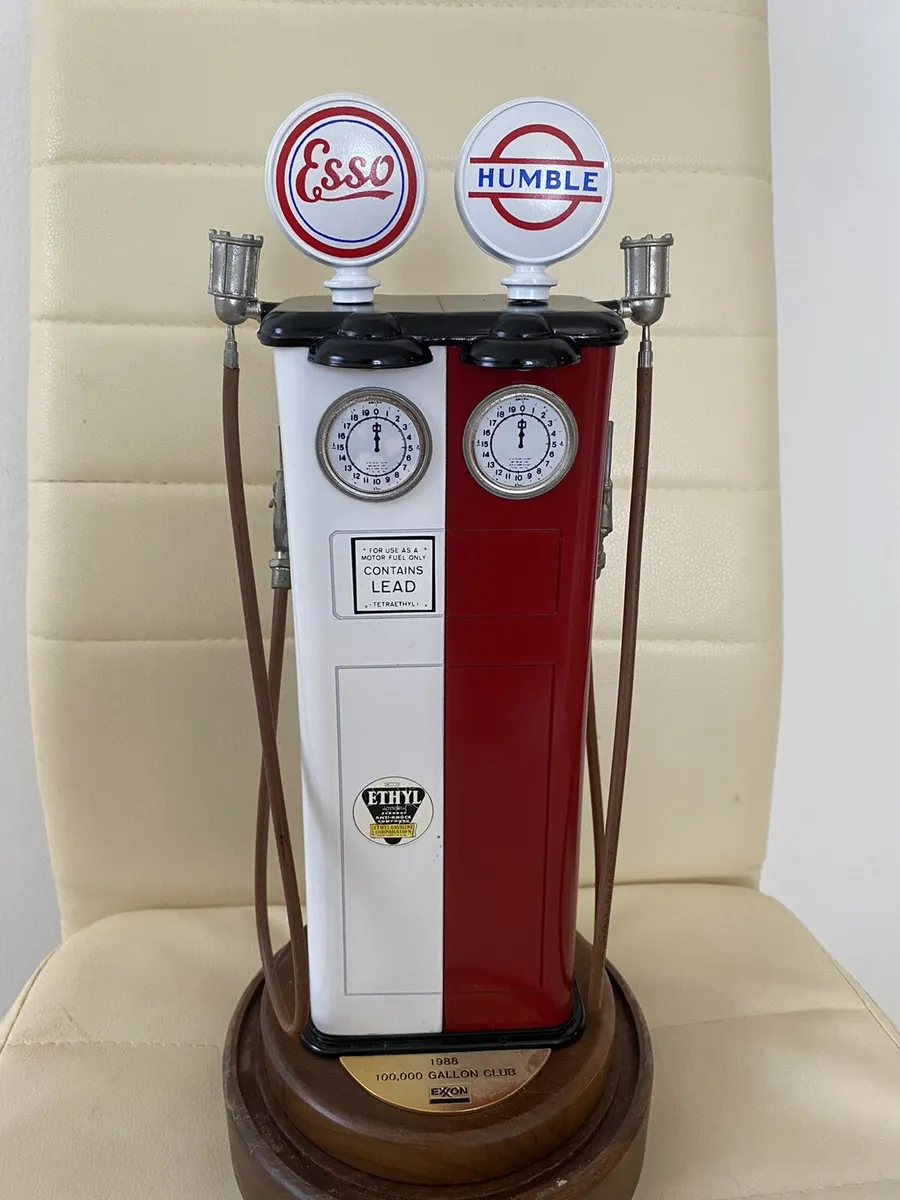 vintage esso gas pump