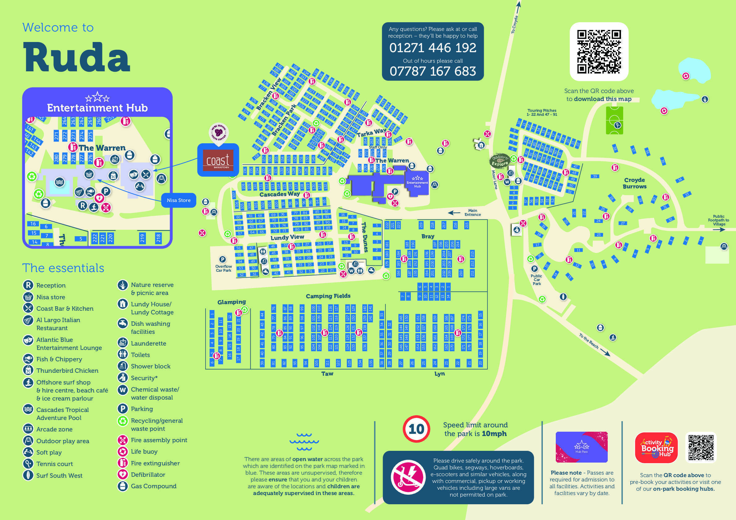 ruda caravan park map