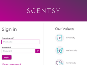 scentsy workstation login