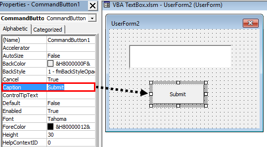 textbox vba