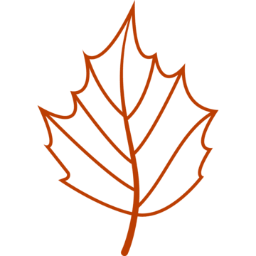 leaf outline clipart