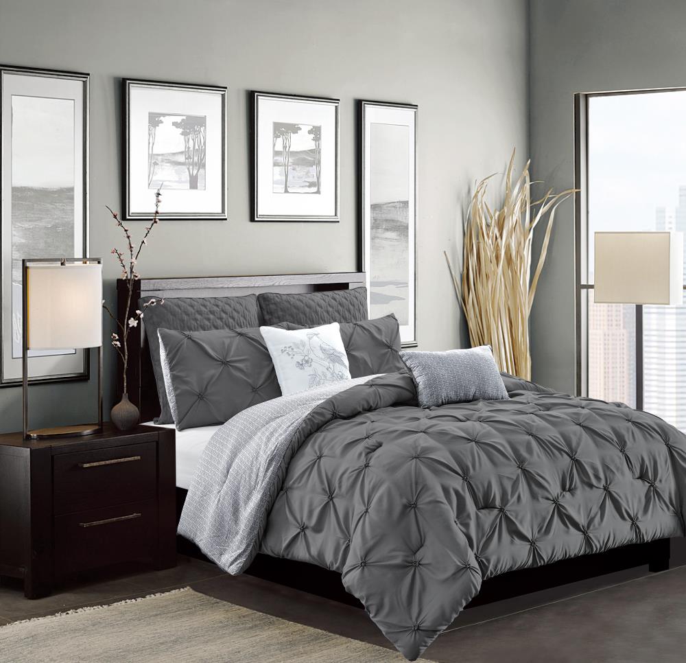 grey bedroom comforter set