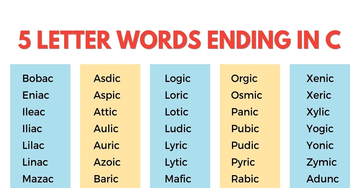 5 letter word starts with c ends with et