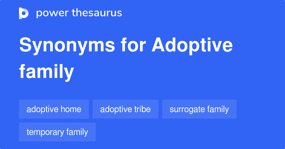adoptive synonym