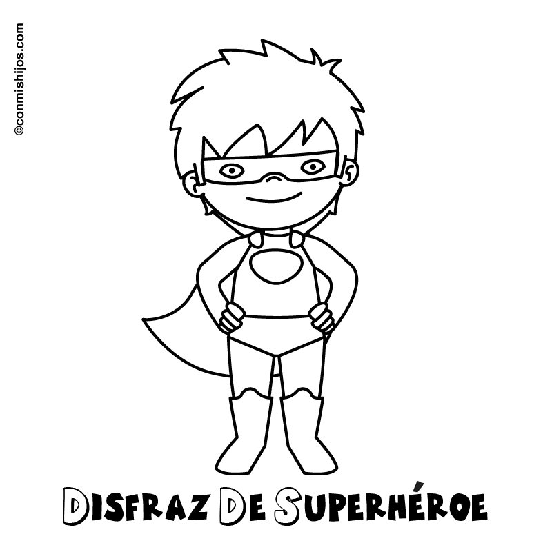 dibujos de superhéroes fáciles