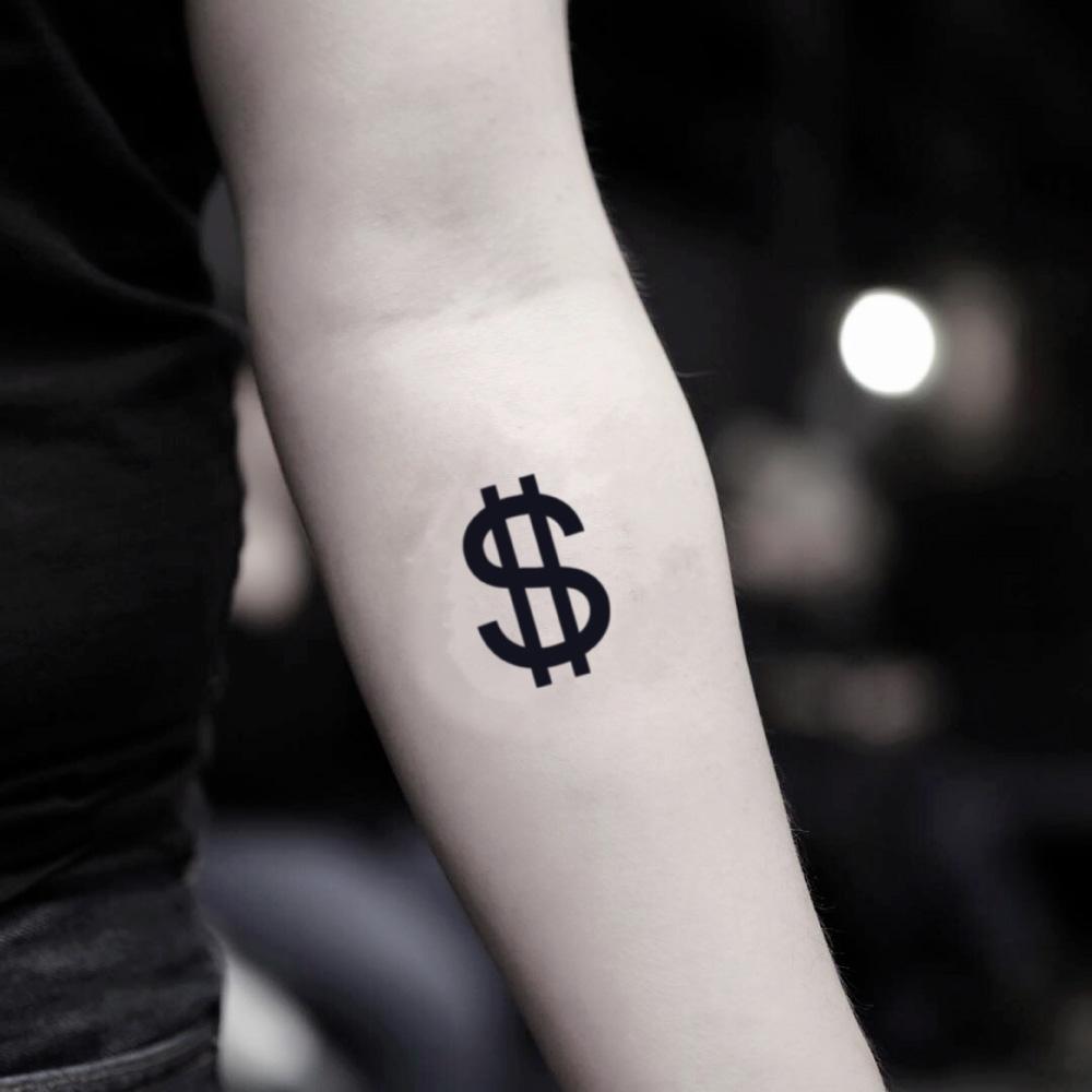 money sign tattoo designs