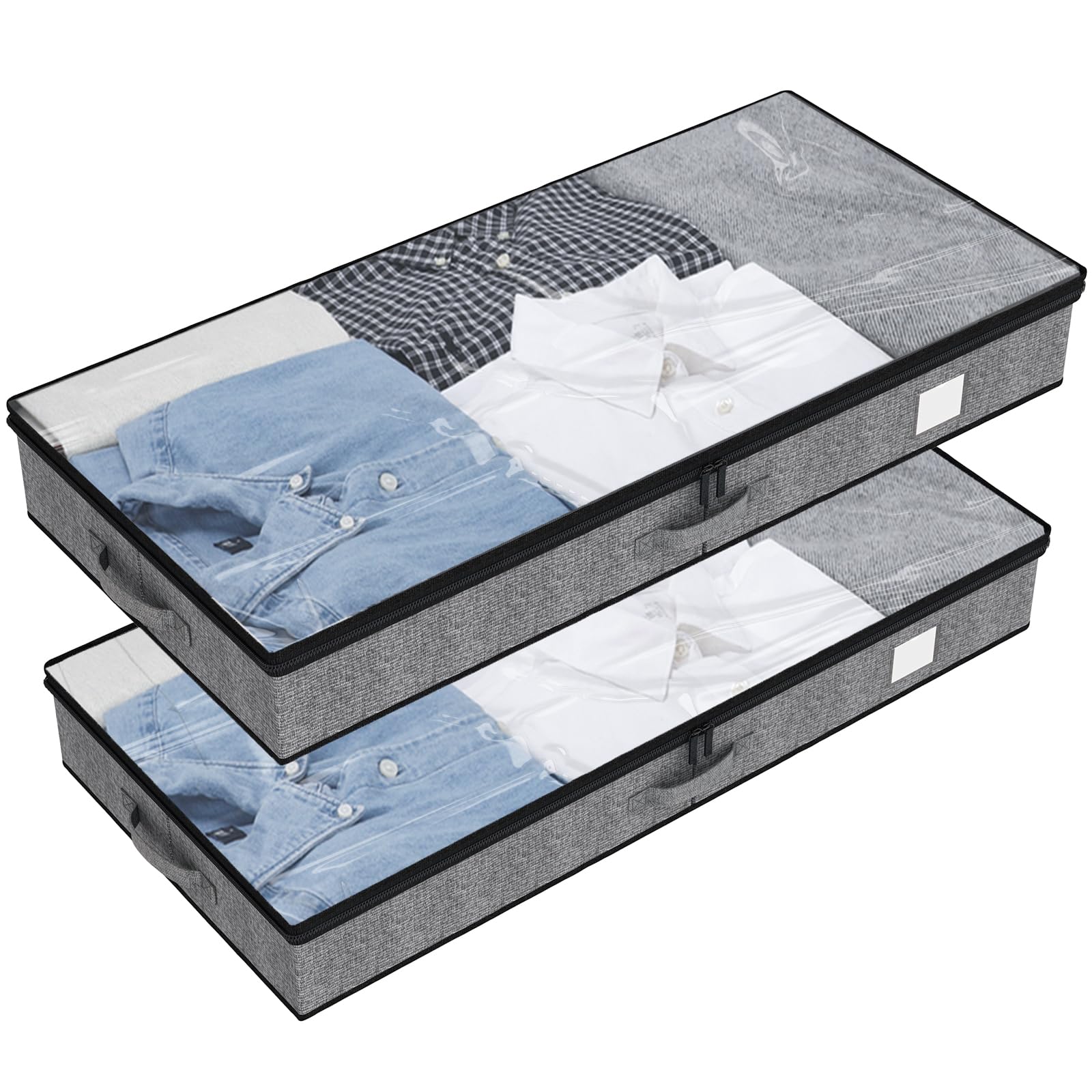 low profile under bed storage