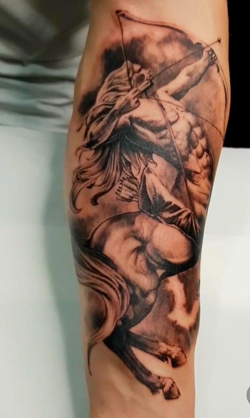 sagittarius tattoo sleeve