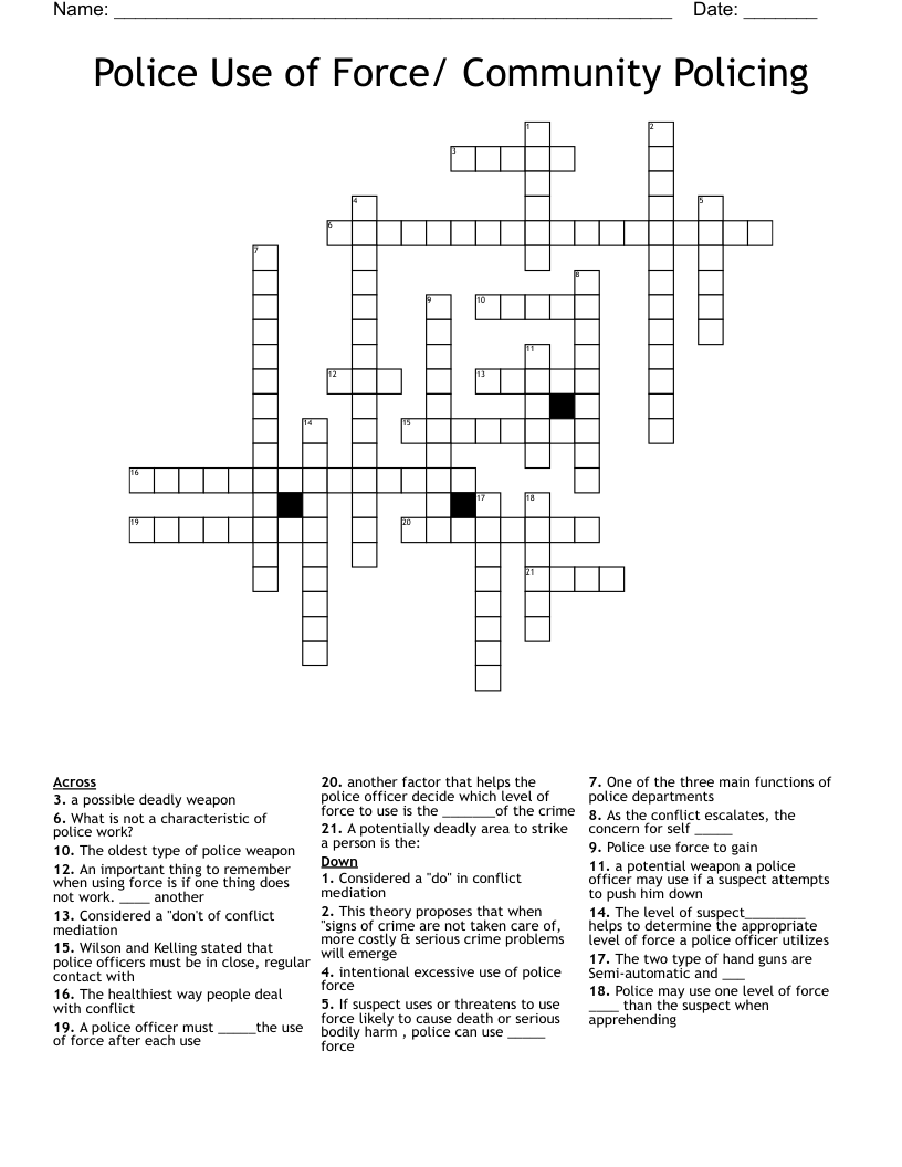 picks out one police officer crossword clue