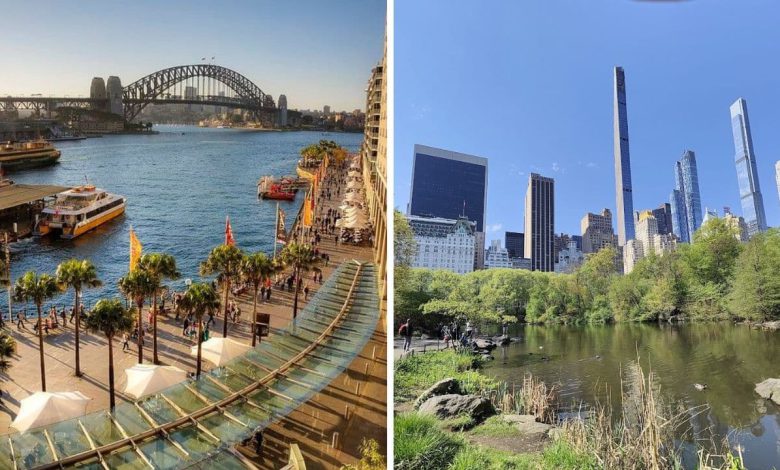 sydney and new york time difference