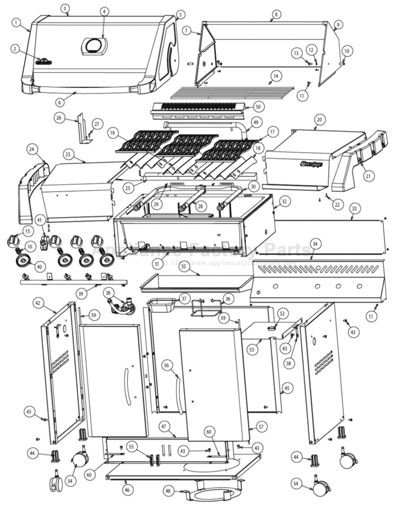 napoleon prestige 450 parts