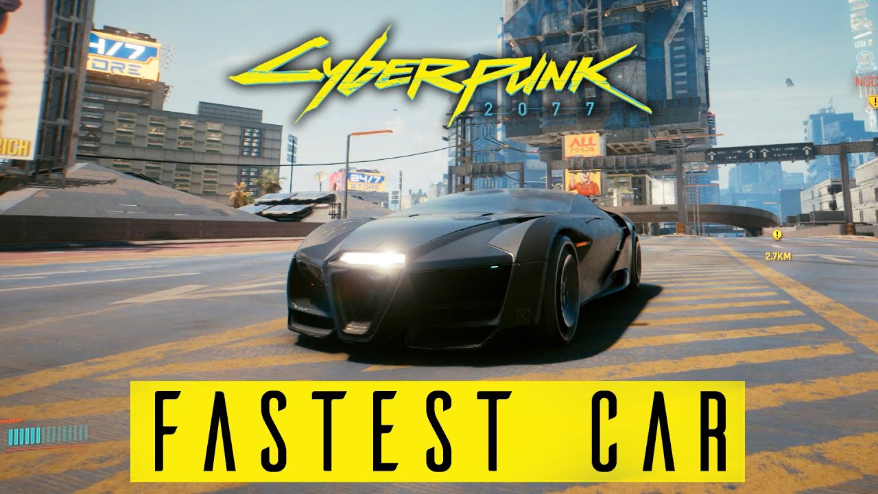 cyberpunk fastest cars