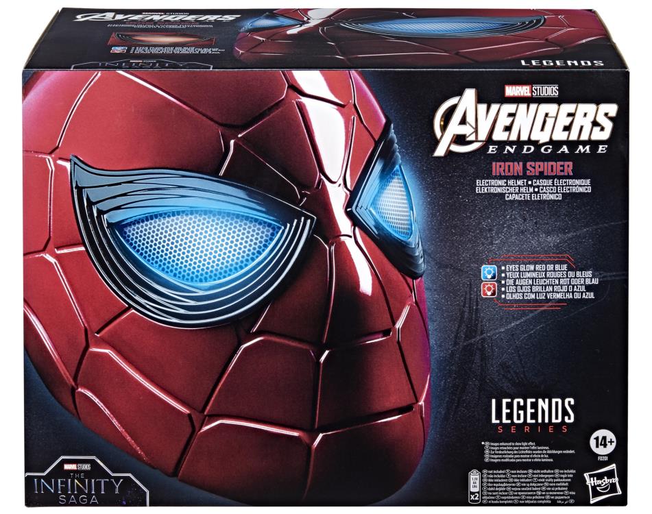 spiderman legends iron spider helmet