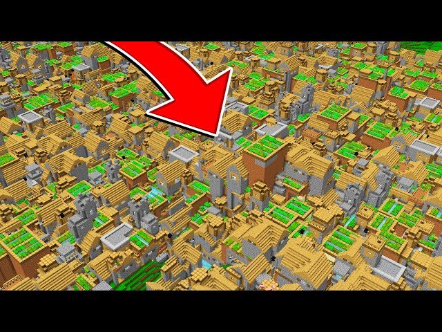 biggest village seed minecraft