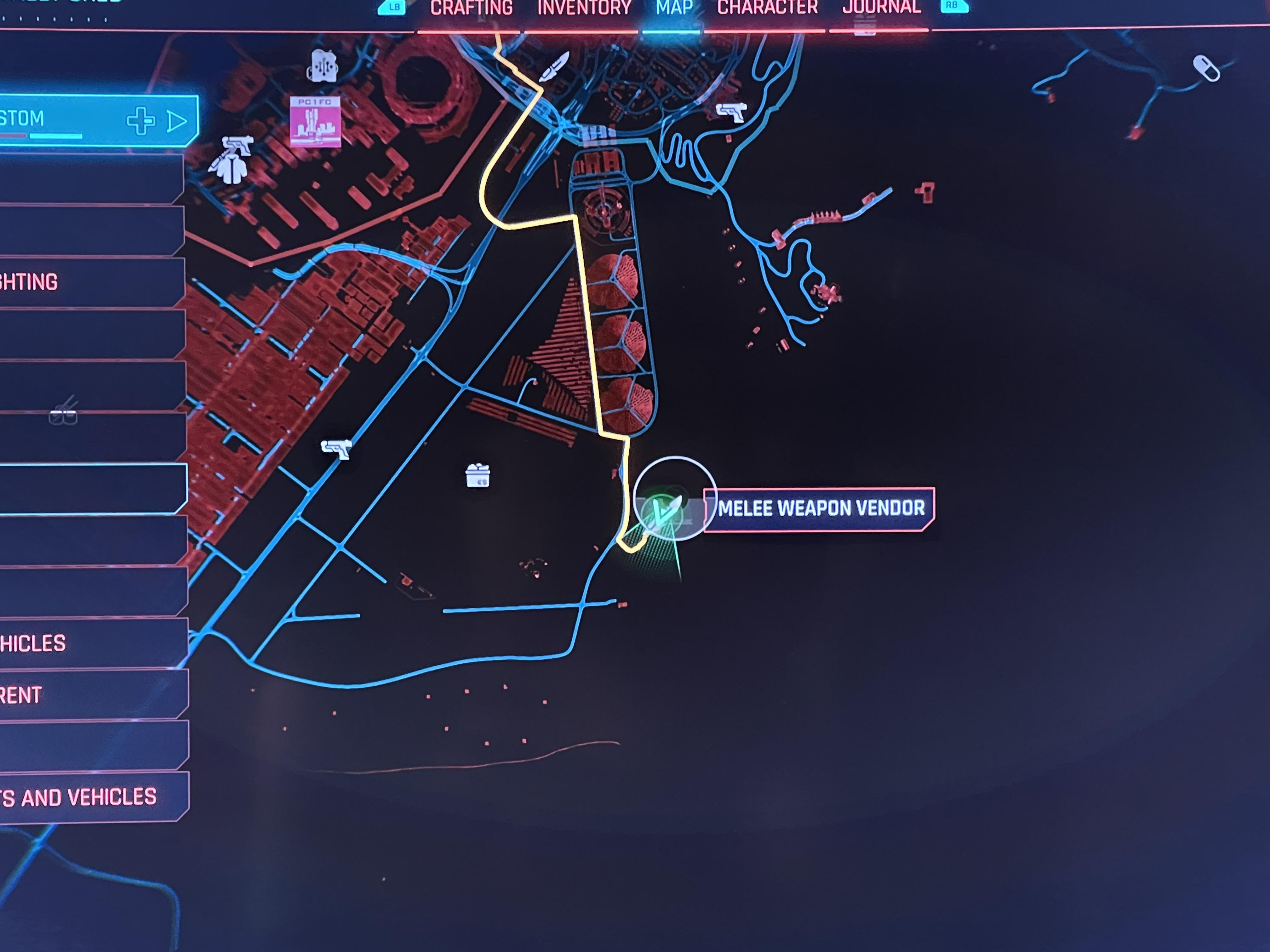 cyberpunk 2077 blue fang location