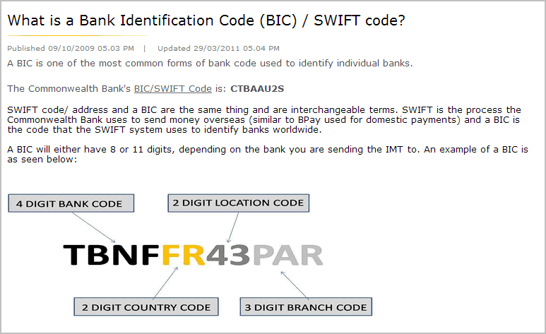 is anz swift code same for all branches