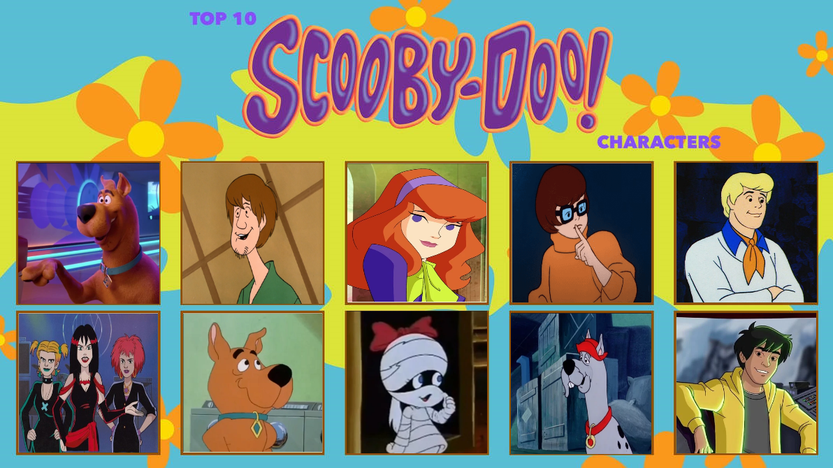 scooby doo cartoon characters names