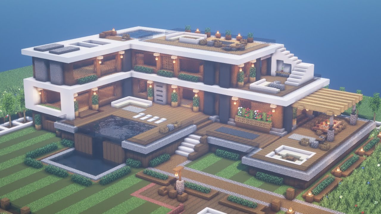 huge minecraft houses