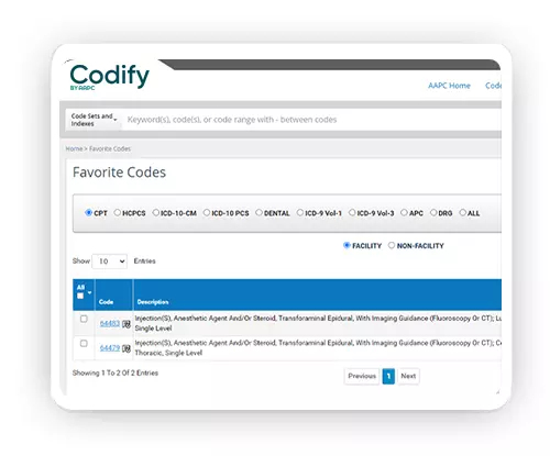 codify aapc login