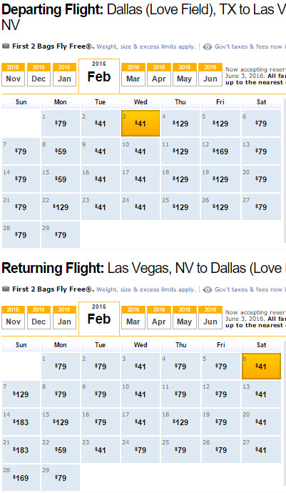 cheap flights from dallas to las vegas