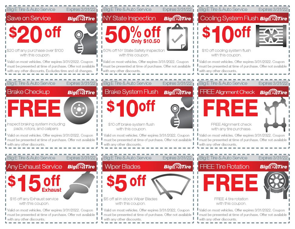 belle tire oil change coupon