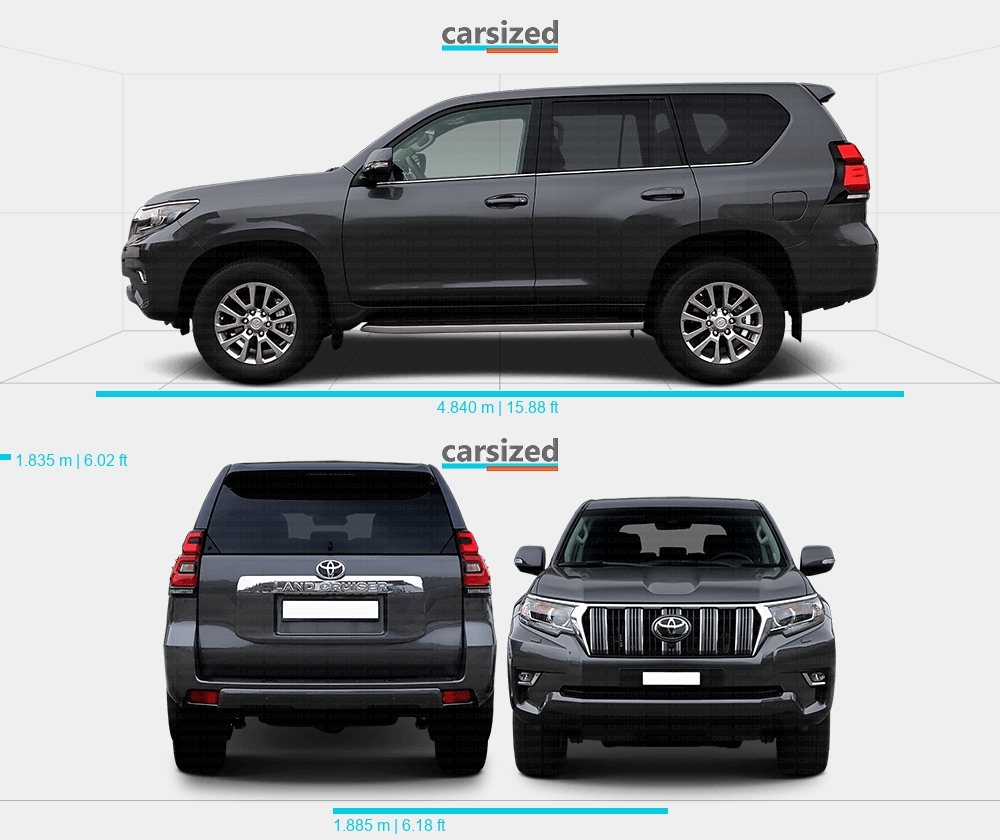 toyota prado dimensions