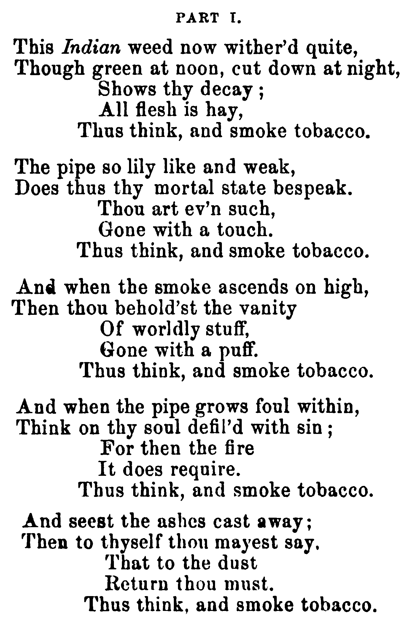 smoke rhyme