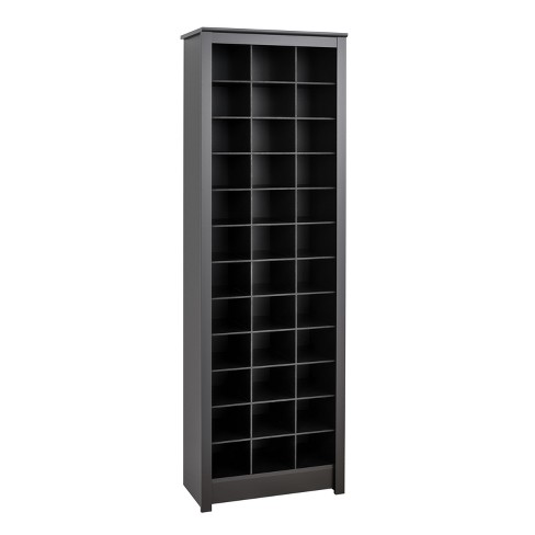 black shoe cubby