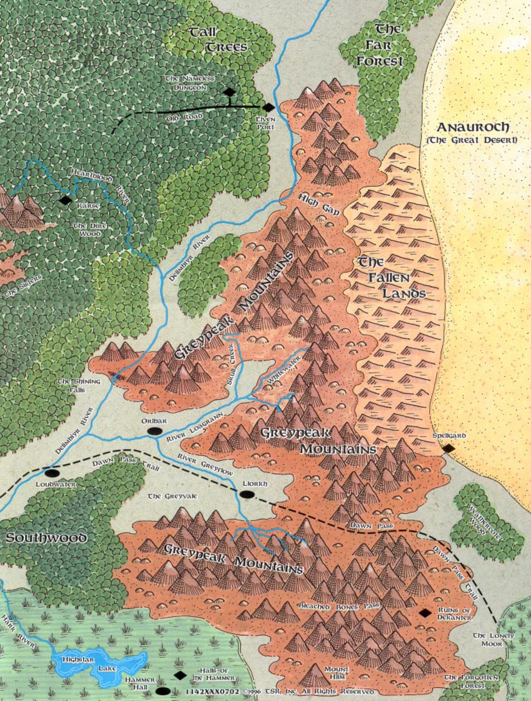 d&d map mountains